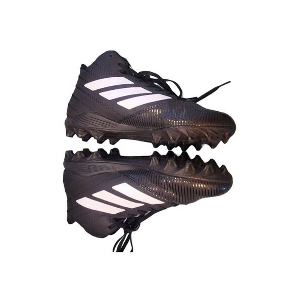 Adidas Freak Mid MD Black/White Football Cleats  Size 4.5  NO BOX - Picture 3 of 8